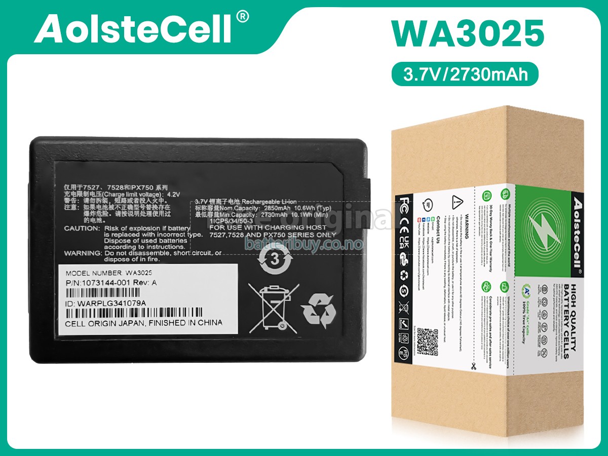 Zebra WA3025 batteri