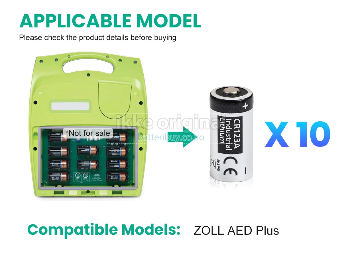 ZOLL AED PLUS batteri