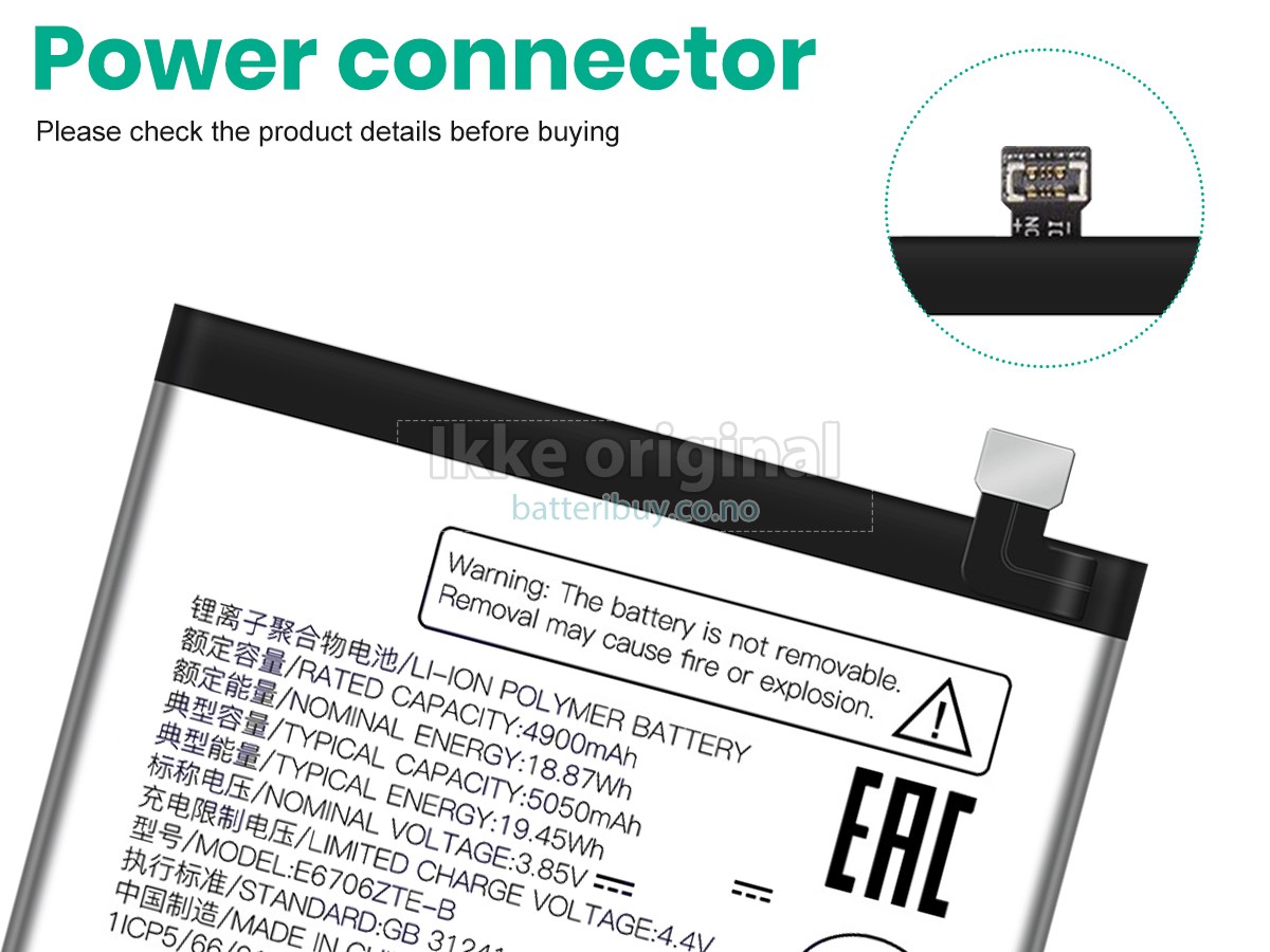 ZTE E6706ZTE-B batteri