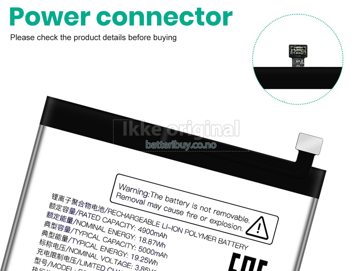 ZTE E6718ZTE-B batteri
