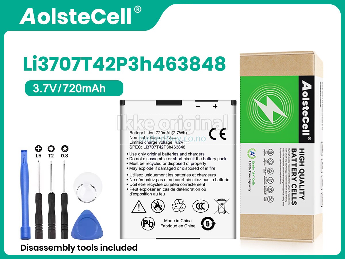 ZTE A833 batteri