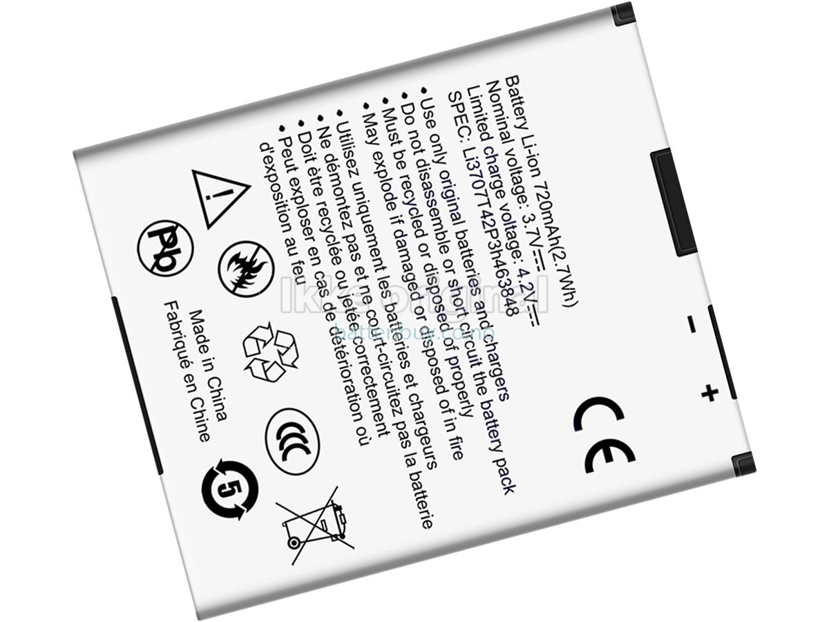 ZTE A833 batteri