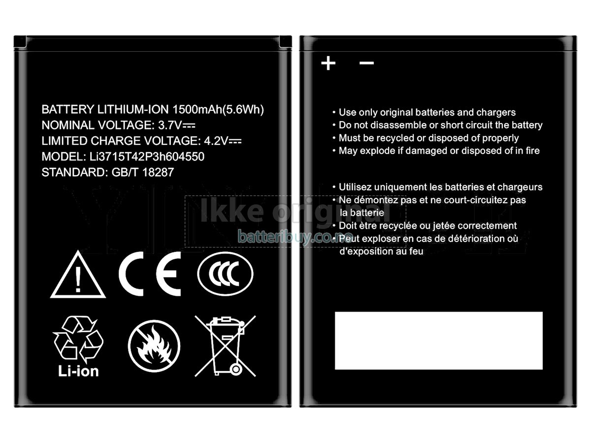 ZTE BLADE A410 batteri
