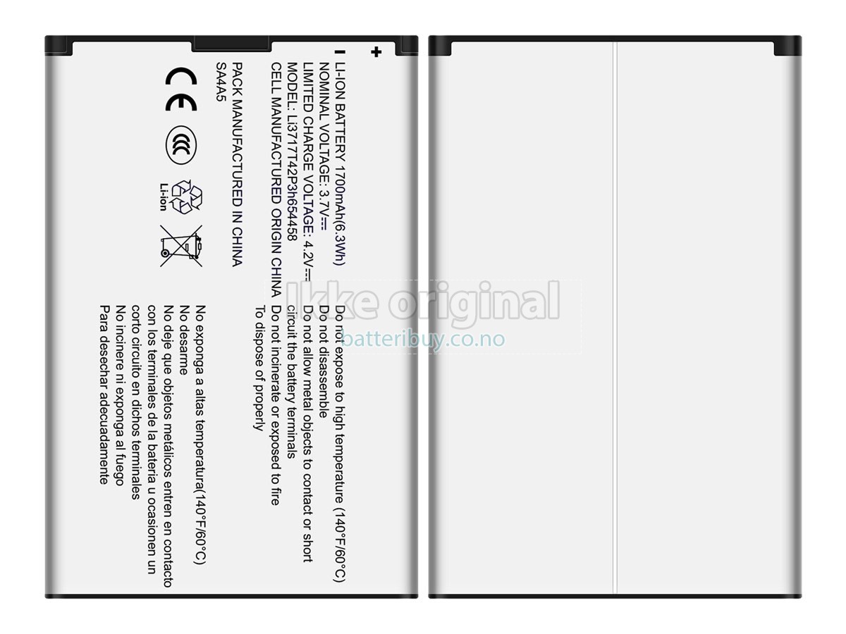 ZTE EUFI890 batteri